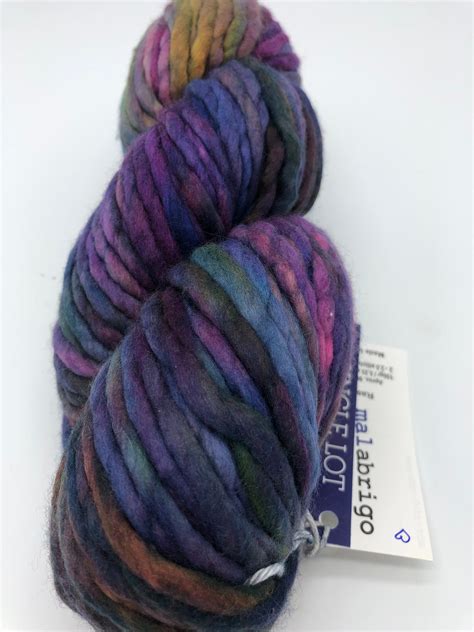 Malabrigo Rasta Yarn Knitting Pattern, Super Bulky, 100% Merino Wool, Single Dye lot