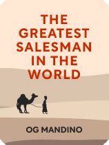 The Greatest Salesman in the World Book Summary by Og Mandino