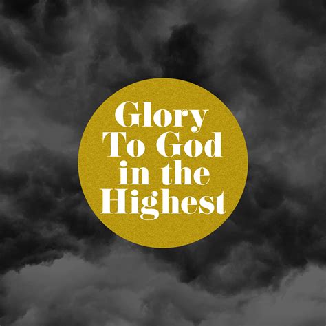 Glory to God in the Highest - Sunday Social