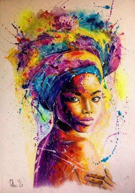 542 Best Africa painting images in 2020 | African american art, Afro art, Black women art