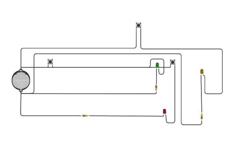 Circuit design SEMAFOR - Tinkercad