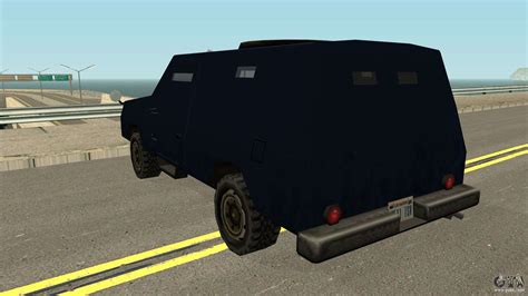 FBI Truck Civil No Paintable for GTA San Andreas