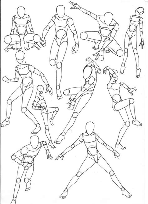 Anatomia e Expressão corporal | Drawing reference poses, Drawing poses ...