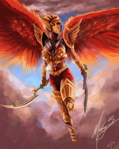 Valkyrie re - designed character fan -art commission. First piece of the new year. : r/runescape