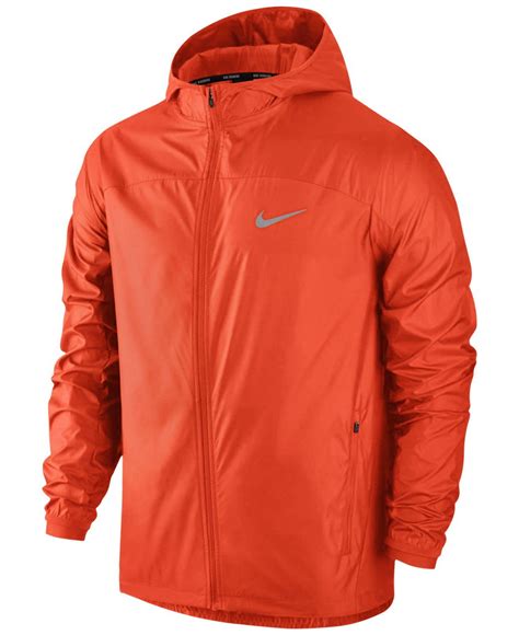 Nike Men's Shield Running Jacket in Orange for Men | Lyst