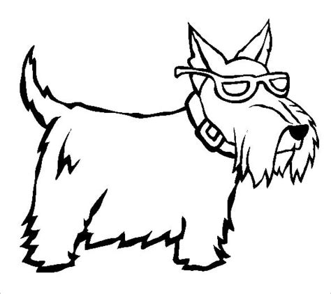 Scottie Dog Outline