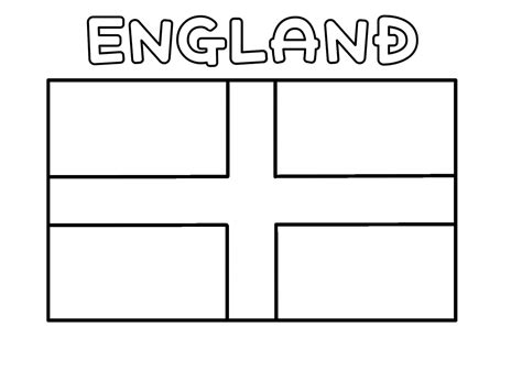 Anime Gallery: 5 best england flag coloring pages