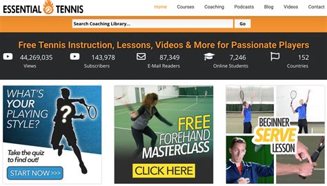 The Best Online Tennis Courses | Jean Galea