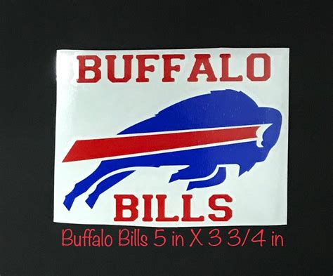 Buffalo Bills Vinyl Digital Cut Car Decal Sticker for Car | Etsy