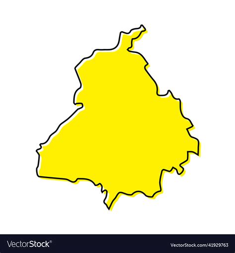 Punjab Map Outline Png