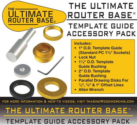 Ultimate Router Base (Template Guide Only) – Imagine Woodworking