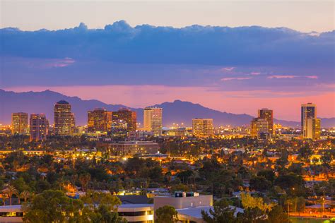 Phoenix Skyline at Sunset • Dan Sorensen