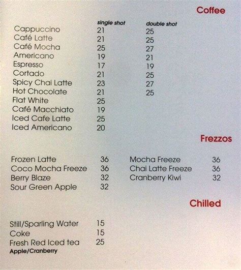 The Good African Coffee Menu, Menu for The Good African Coffee ...