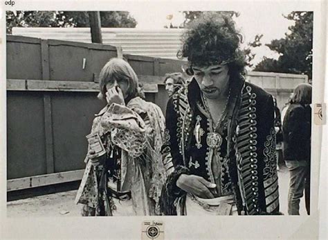 Jimi Hendrix and Brian Jones, Monterey Pop Festival