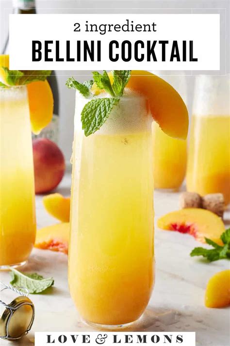 Bellini Cocktail Recipe - Love and Lemons