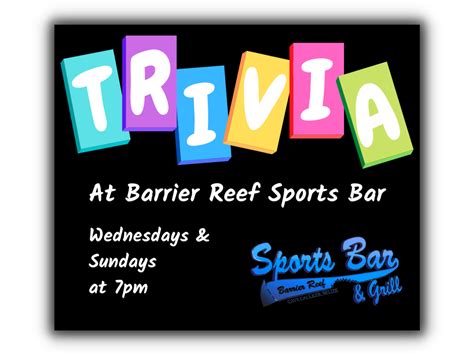 Trivia Night At The Sports Bar - Go Slow Caye Caulker