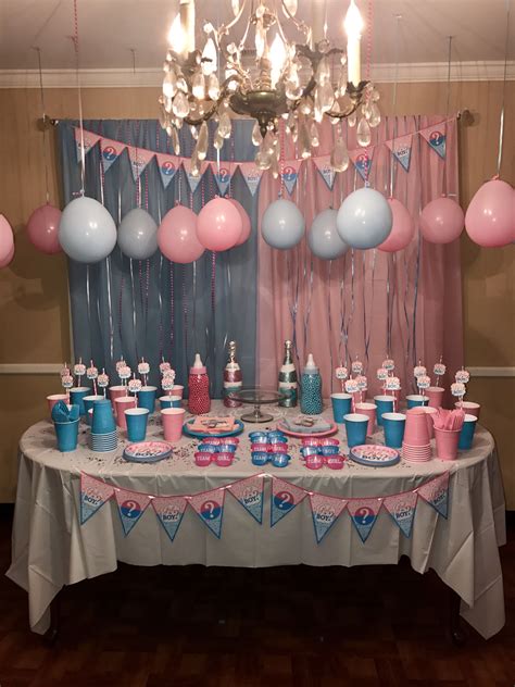 Gender Reveal Party Simple Gender Reveal, Twin Gender Reveal, Moldes Para Baby Shower, Gateau ...