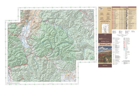 Bridger-Teton National Forest Jackson Ranger District Forest Visitor Map 2021 by US Forest ...