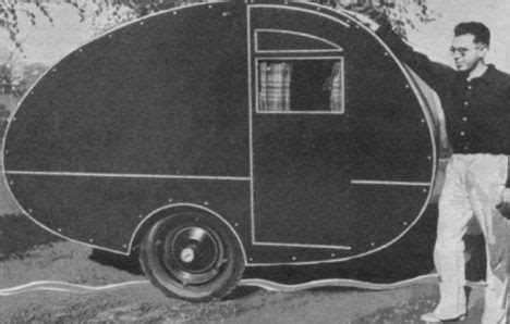 Vintage Teardrop Trailer Plans | Designs & Ideas on Dornob