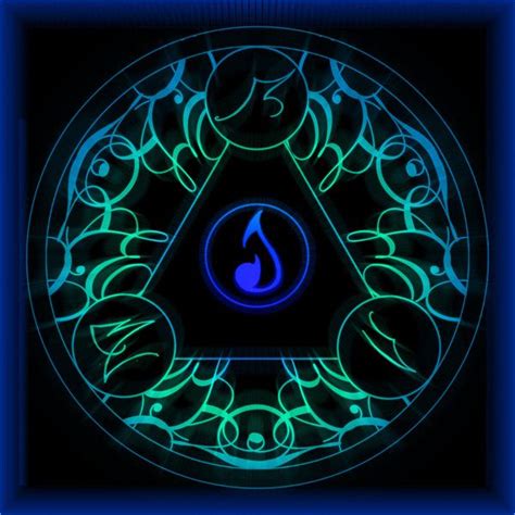 water sigil by Darla-Illara.deviantart.com on @deviantART Spell Circle, Magia Elemental ...