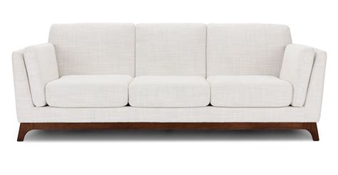 Ceni 83" Sofa - Fresh White | White sofas, Modern sofa, Mid century modern sofa