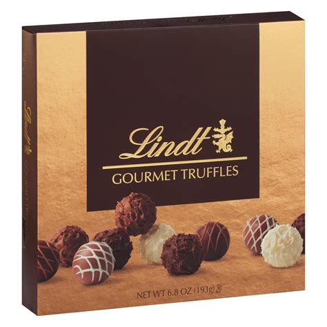 Lindt Gourmet Chocolate Candy Truffles Gift Box, 6.8 oz. - Walmart.com