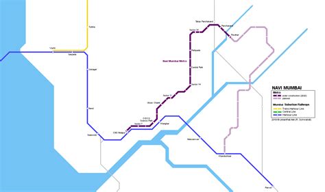 Navi Mumbai Metro Map