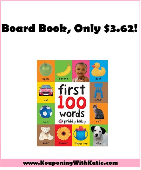 Great First 100 Words Board Book, Just $3.92!!! - Kouponing With Katie