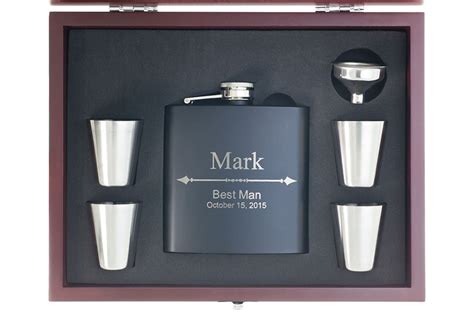 Groomsmen Gift Flask Set Personalized Flask Groomsmen Gifts - Etsy