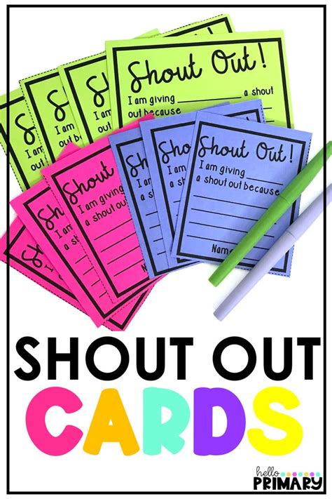 Shout Out Cards | Staff motivation, Teacher motivation, Teacher morale