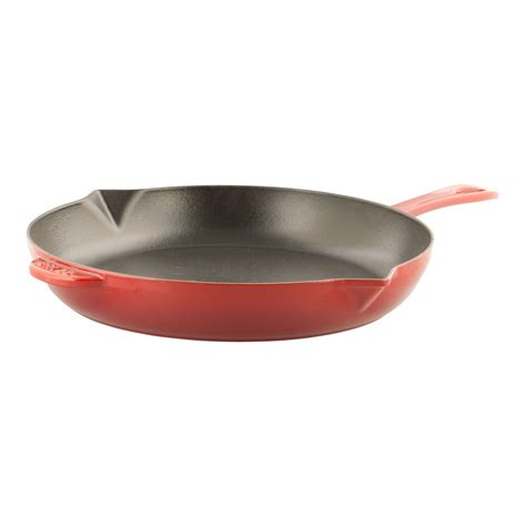 Staub Cast Iron 12-inch Fry Pan - Cherry | Official ZWILLING Shop