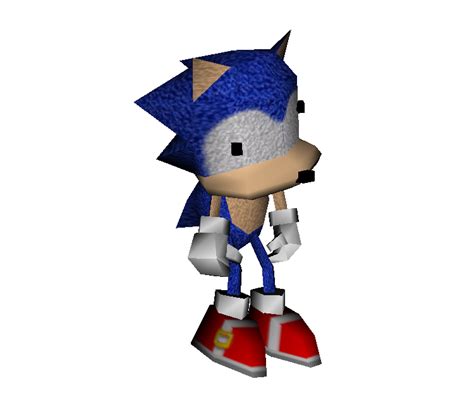 GameCube - Sonic Adventure DX: Director's Cut - Sonic Doll - The Models Resource