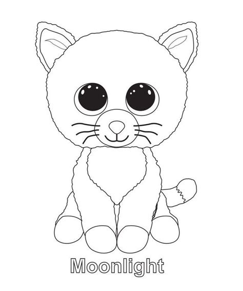 Beanie Boo Coloring Pages For Your Kids PDF - Coloringfolder.com