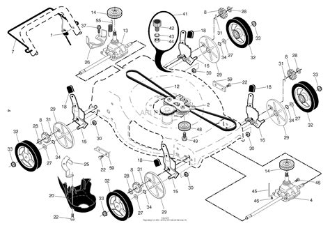 Husqvarna HU675AWD - 96143010800 (2013-12) Parts Diagram for DRIVE