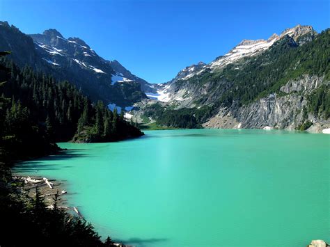 Blanca Lake, Cascade Mountains, Washington State [OC] [4032x3024] : r ...