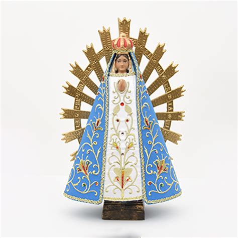 Virgen de Luján 30 cm con Manto Oficial - Tienda del Santuario de Luján