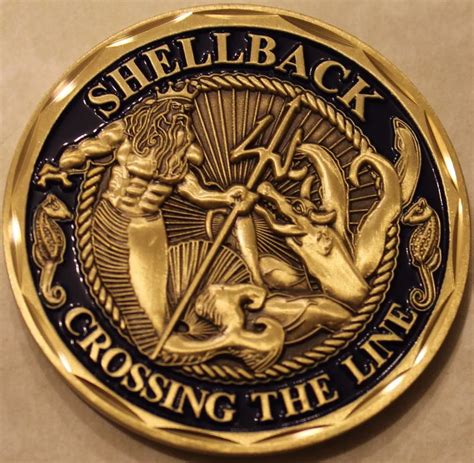 U.S. navy challenge coin,Shellback Navy Marine Corps Challenge Coin ...