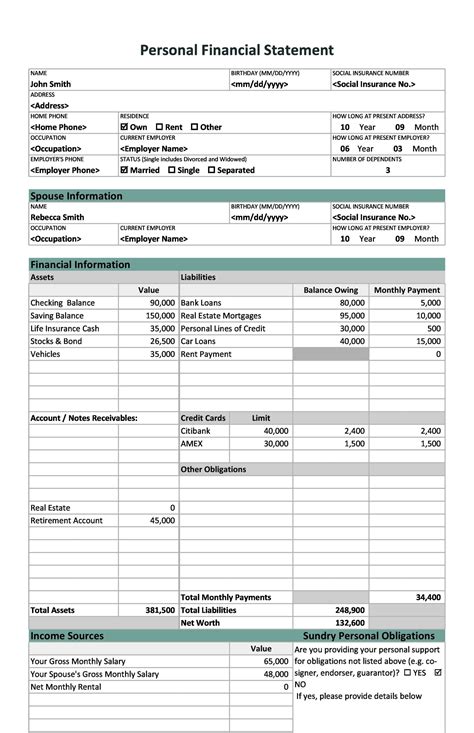 30 Free Financial Statement Templates (Excel) - TemplateArchive