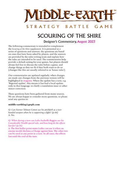 Scouring Shire | PDF