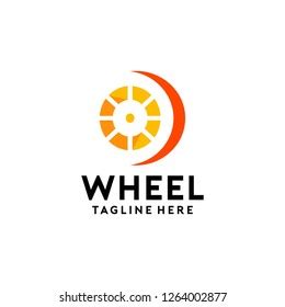 Wheel Logo Design Stock Vector (Royalty Free) 1264002877 | Shutterstock