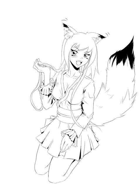 Fox And Wolf Coloring Pages at GetColorings.com | Free printable ...