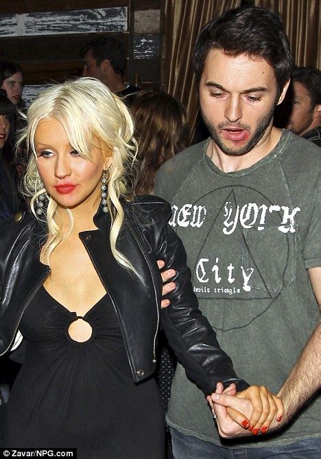 Christina Aguilera's boyfriend Matthew Rutler emerges with her red ...