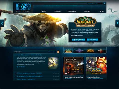 Official Blizzard Entertainment : Games Unlimited – Gaming Resources