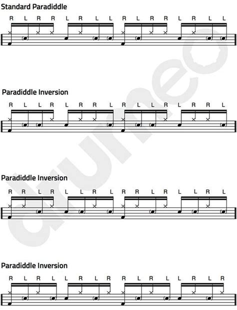 Single Paradiddle Drum Lesson | Drum sheet music, Drum lessons, Percussion music