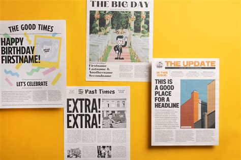 Free templates to make your own newspaper in Canva - Newspaper Club