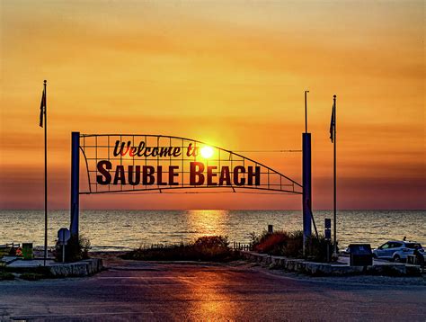 Sauble Beach Sunset 2 Photograph by Steve Harrington | Pixels