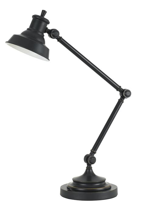 Cal Lighting Bo-2666Dk 1 Light 34" Tall 7 Watt Led Boom Arm Desk Lamp ...