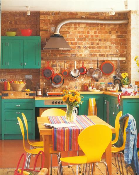 Interior Decor Inspiration: Colour it Bright Kitchens