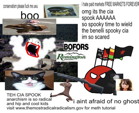 the cia is spooky spook : PoliticalCompassMemes