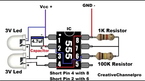 Flip Flop Led Circuit Diagram